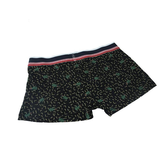 Boxer Lacoste Hombre Prints Colors Negro Verde